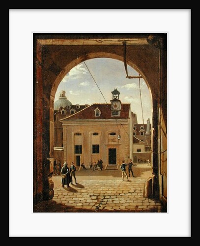 Institution Sainte-Barbe, Rue de Reims, in 1824 by Etienne Bouhot