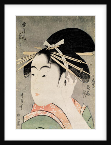 Head of a Woman by Kitagawa Utamaro