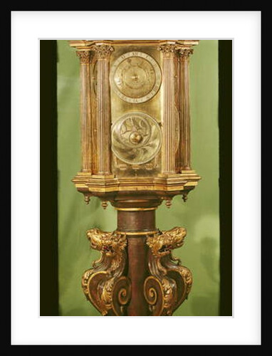 Planetary clock, completed in 1520 by Oronce Fine