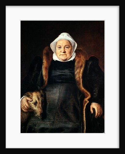 Portrait of an Elderly Woman or, The Falconer's Wife, 1558 by Frans Floris