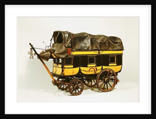 Model of a forty seat omnibus by French School