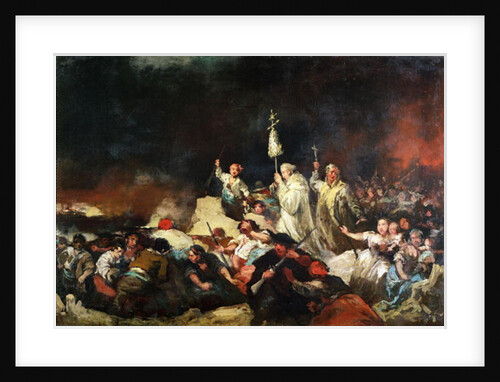 The Siege of Saragossa by Eugenio Lucas y Padilla