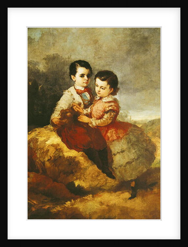 The Artist's Children by Eugenio Lucas y Padilla