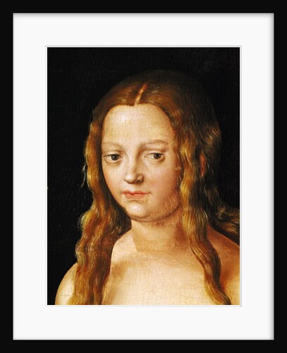 Adam and Eve, detail of Eve's head by Lucas the Elder Cranach