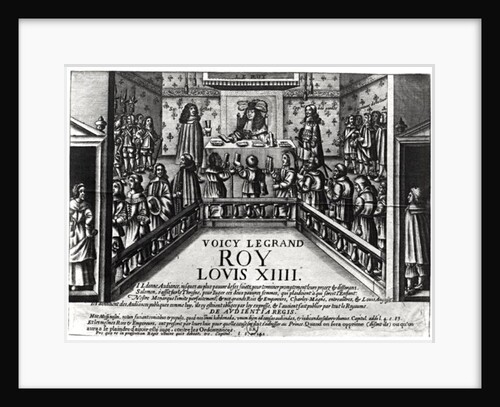 Louis XIV administering justice by French School