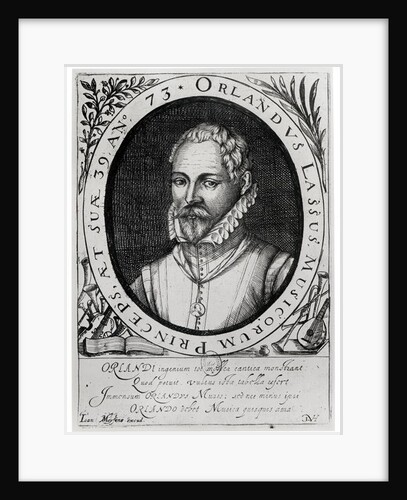 Portrait of Roland de Lassus by Flemish School