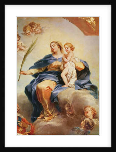 Louis XIII dedicating the Church of Notre-Dame-des-Victoires to the Virgin in 1629 by Carle van Loo