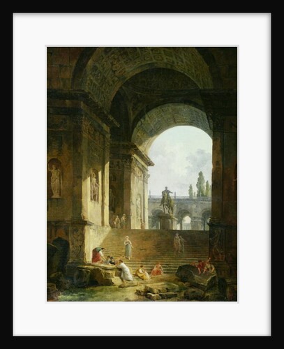 Picturesque View of the Capitol by Hubert Robert
