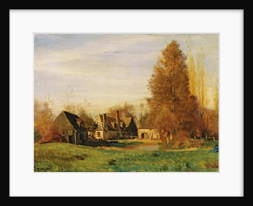 Farmyard by Francois Louis Francais