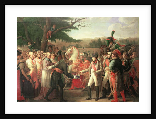 Napoleon Bonaparte Receiving the Keys of Vienna at the Schloss Schonbrunn, 13th November 1805, 1808 by Anne Louis Girodet de Roucy-Trioson