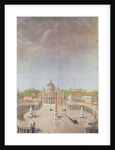 View of St. Peter's, Rome by Auguste Simon Garneray