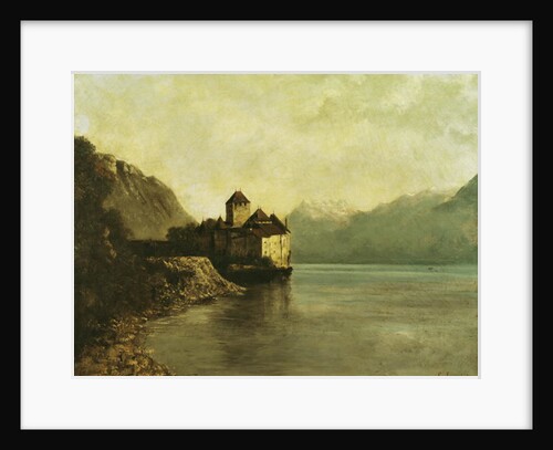 Chateau de Chillon, 1874 by Gustave Courbet