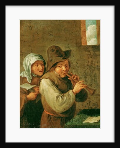 The Old Couple by Adriaen Jansz. van (school of) Ostade