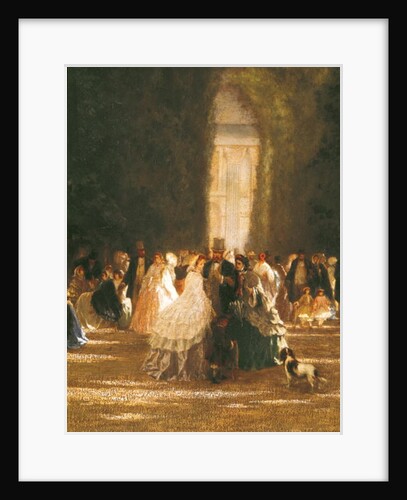 The Garden of the Tuileries during the Second Empire by French School