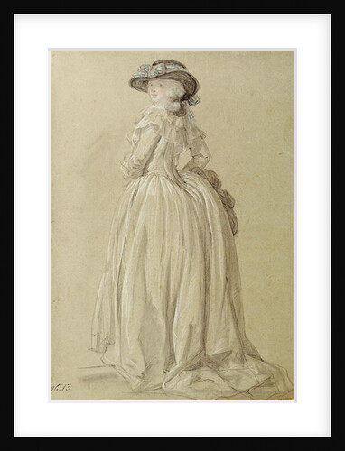 Standing Young Woman by Francois Louis Joseph Watteau