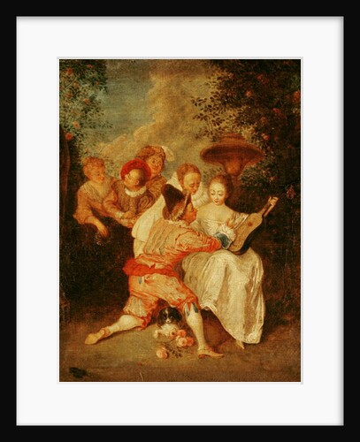 The Storyteller by Jean Antoine Watteau