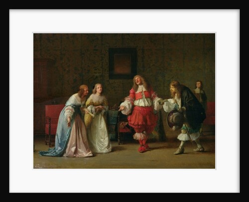 Mascarille Presenting Jodelet to Cathos and Madelon, 1865 by Jean Hegesippe Vetter