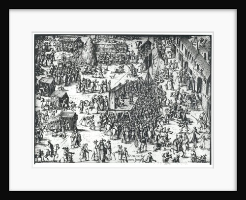 The Guilbray Fair and the Cattle Market by French School