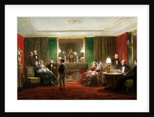 Interior of a Salon on Rue de Gramont, 1858 by Charles Giraud