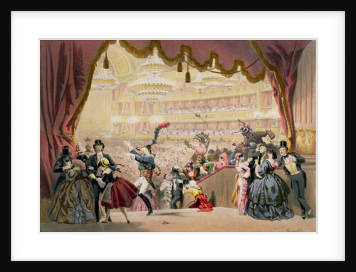 Ball at the Opera by Eugene Charles Francois Guerard