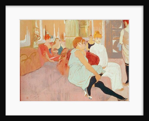 In the Salon at the Rue des Moulins, 1894 by Henri de Toulouse-Lautrec