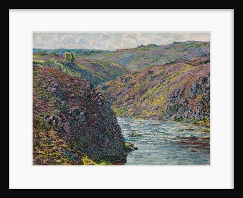 Ravines of the Creuse at the End of the Day, 1889 by Claude Monet