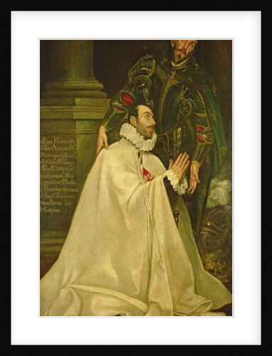Julian Romero de las Azanas with St. Julian, 1587-97 by El Greco