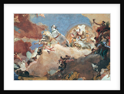 Apollo in his Sun Chariot driving Beatrice I to Frederick I Barbarossa by Giovanni Battista Tiepolo