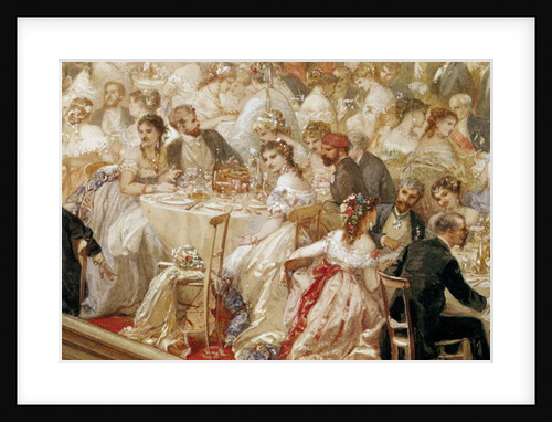 Dinner at the Tuileries, 1867 by Henri Baron