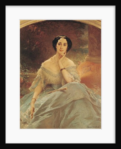 Portrait of the Countess of Hallez-Claparede, 1857 by Edouard Louis Dubufe