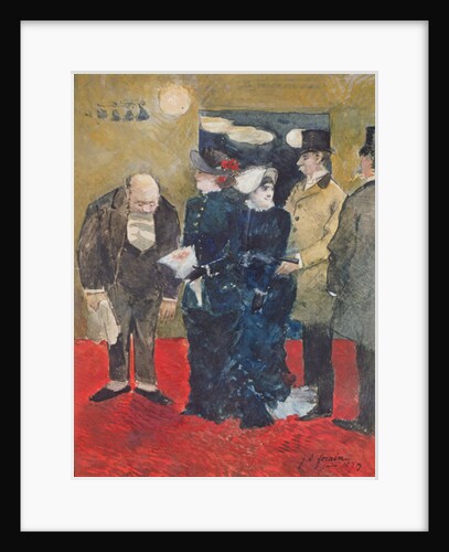 Entering the Restaurant, 1879 by Jean Louis Forain