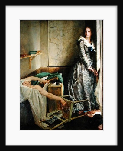 Portrait of Charlotte Corday, 1858 by Paul Baudry