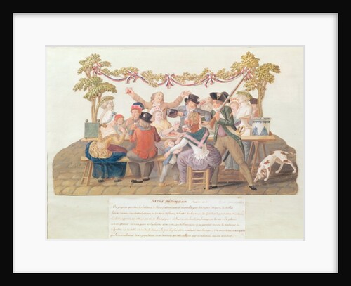 A Republican Meal, Messidor, Year II by Lesueur Brothers