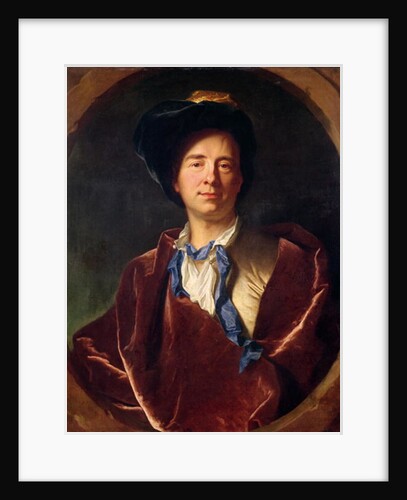 Portrait of Bernard le Bovier de Fontenelle by Hyacinthe Francois Rigaud