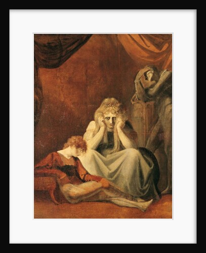 Here I and Sorrow Sit by Henry Fuseli
