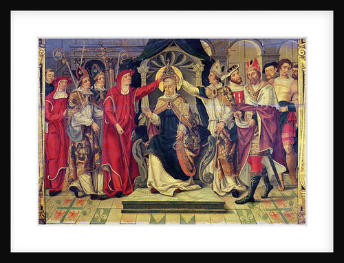 Coronation of Pope Celestine V in August 1294 by French School