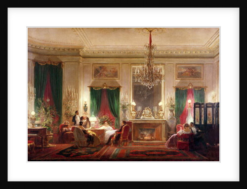 Salon of Princess Mathilde Bonaparte Rue de Courcelles, Paris, 1859 by Charles Giraud
