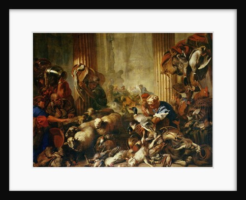 Jesus Driving the Merchants from the Temple by Giovanni Benedetto Castiglione