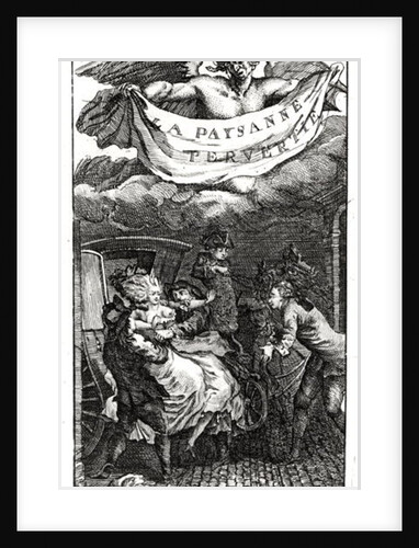 Illustration from 'La Paysanne Pervertie', by Nicolas Restif de la Bretonne by French School