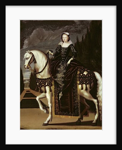 Equestrian Portrait of Marie de Medici by French School