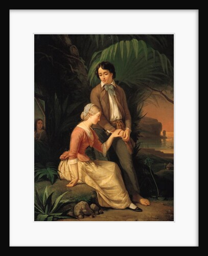 Paul and Virginie by French School