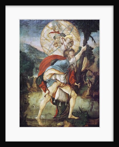 St. Christopher Carrying the Christ Child by Master of Messkirch