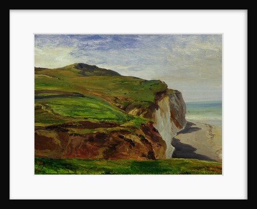 Cliffs by Louis Eugene Gabriel Isabey