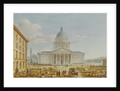 View of the Church of St. Genevieve, the Pantheon, 18th-19th century by Victor Jean Nicolle