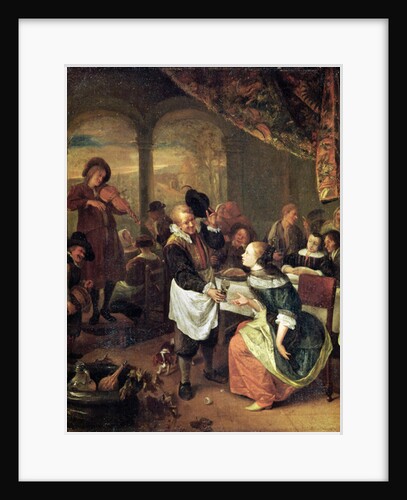 The Gallant Innkeeper by Jan Havicksz. Steen
