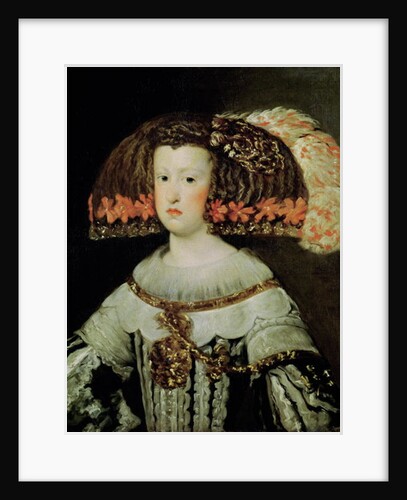 Portrait of Queen Maria Anna of Spain by Diego Rodriguez de Silva y Velazquez