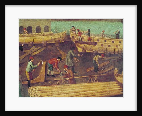 Sign for the Marangoni Family of shipbuilders, Venetian, 1517 by Italian School