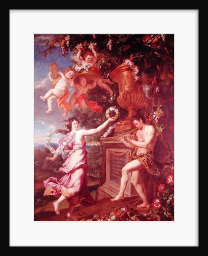 The Dance of a Nymph and a Satyr by Alexandre Ubelesqui