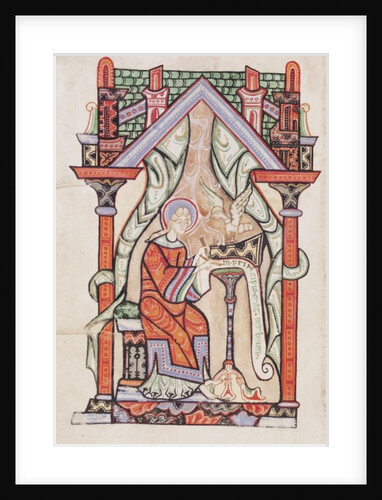 Ms 75 fol.63v St. John the Evangelist by French School