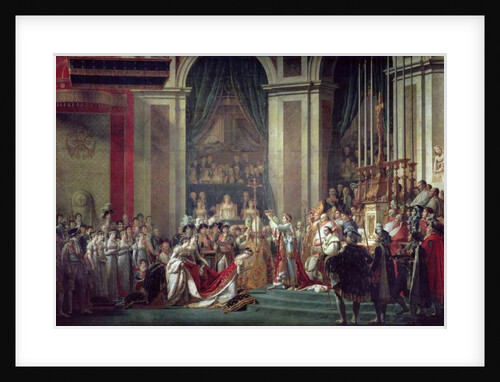 The consecration of the Emperor Napoleon I and Coronation of the Empress Josephine, 1806 by Jacques Louis David